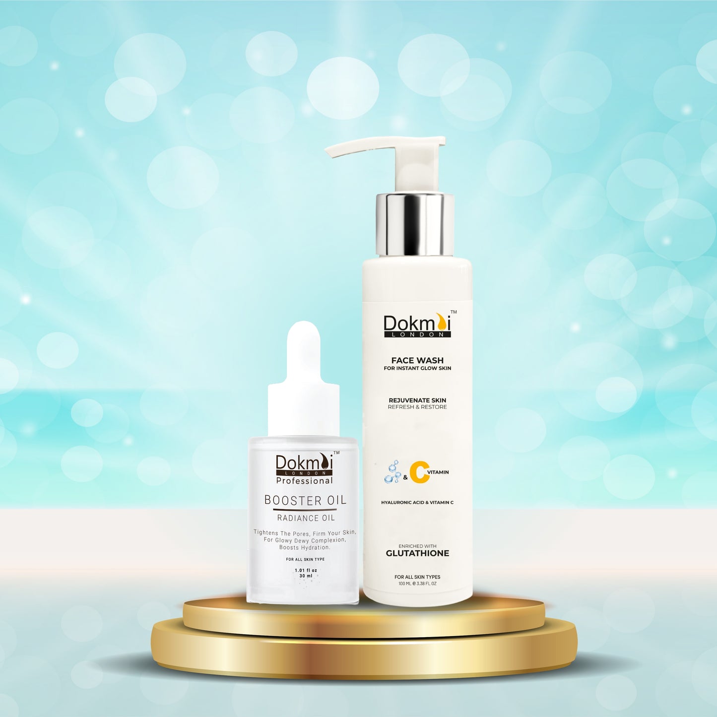 Booster Radiance Oil+Vitamin C Facewash Combo