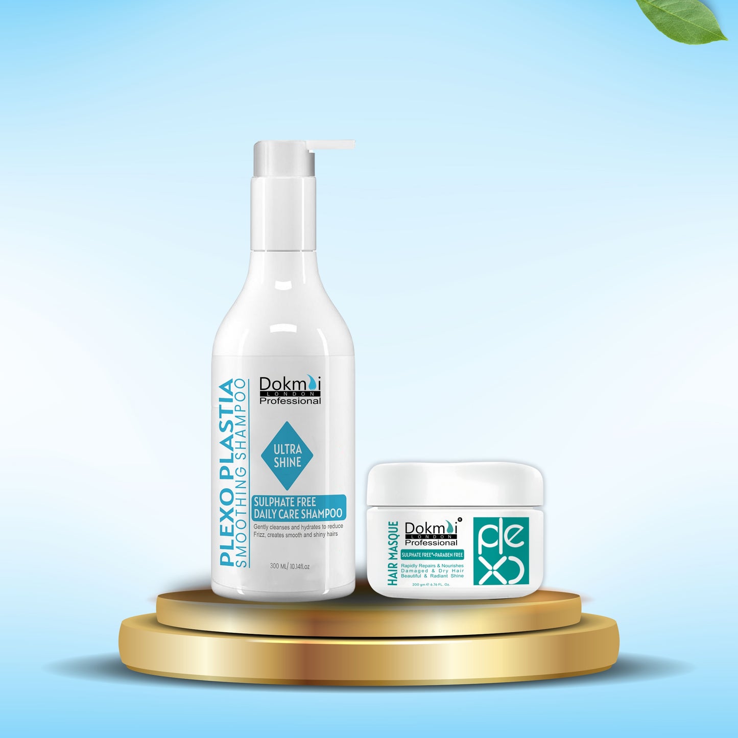 Plexo Plastia Smoothing Shampoo (Ultra Shine)+Plexo Hair Masque Combo