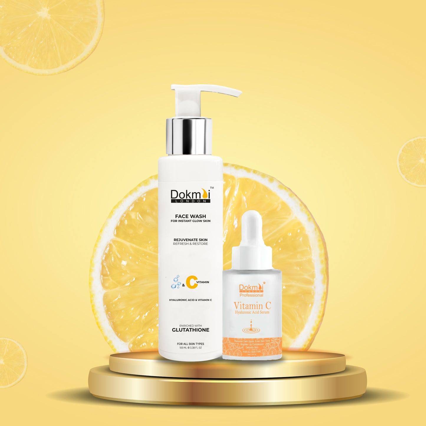 Vitamin C Face Wash+Vitamin C Face Serum Combo