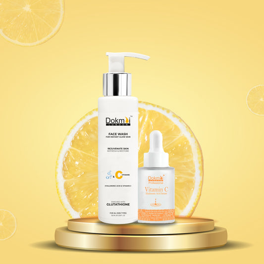 Vitamin C Face Wash+Vitamin C Face Serum Combo