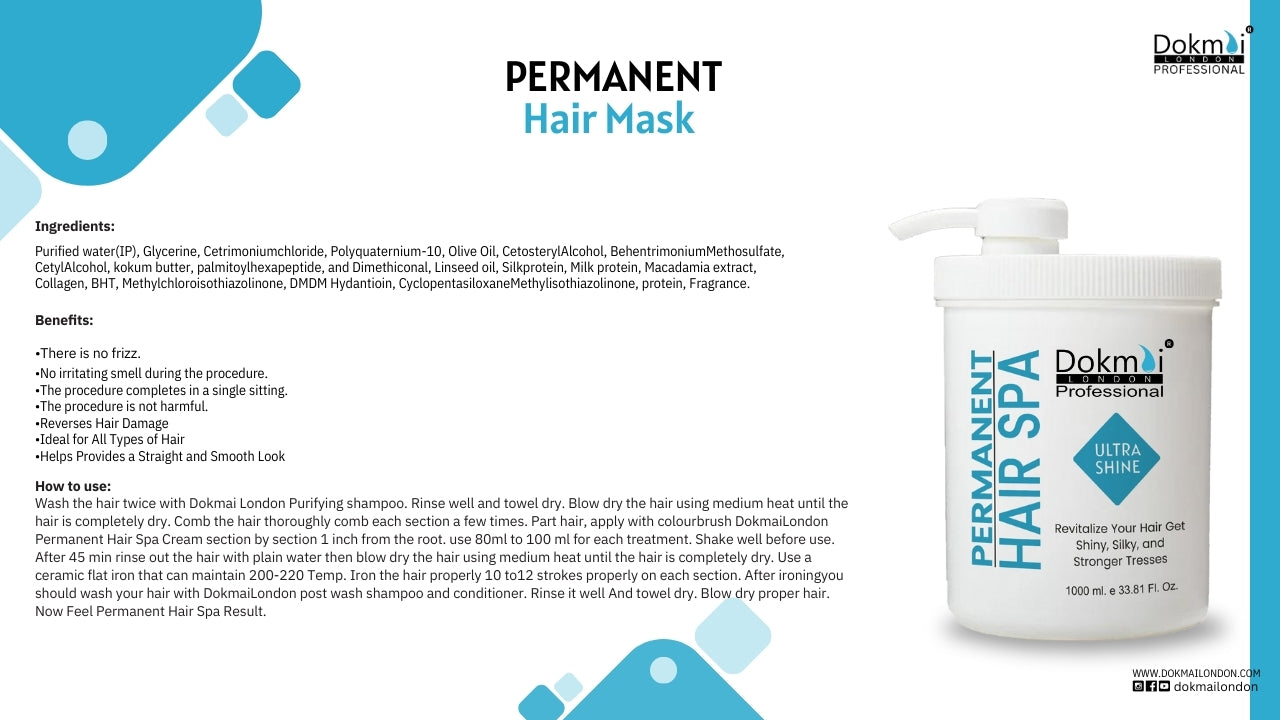 Rejuvenate Your Hair with Dokmai London Permant Hair Spa